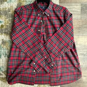 Excellent Christmas/Holiday Plaid Dress Shirt